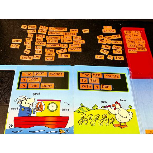 Magnix Word Magic Magnetic Sentence Builder learning book - Picture 8 of 10